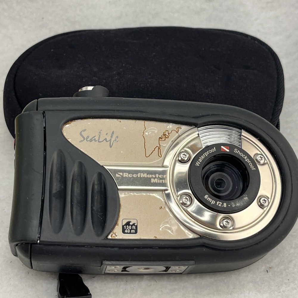 SeaLife Underwater Digital Camera Reefmaster Mini SL320 + Strobe, Flash, Case - Picture 8 of 12
